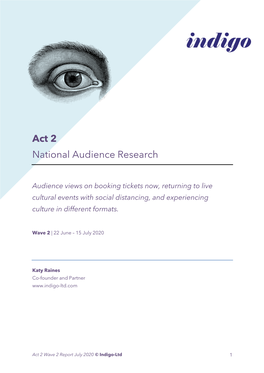 Act 2 National Audience Research