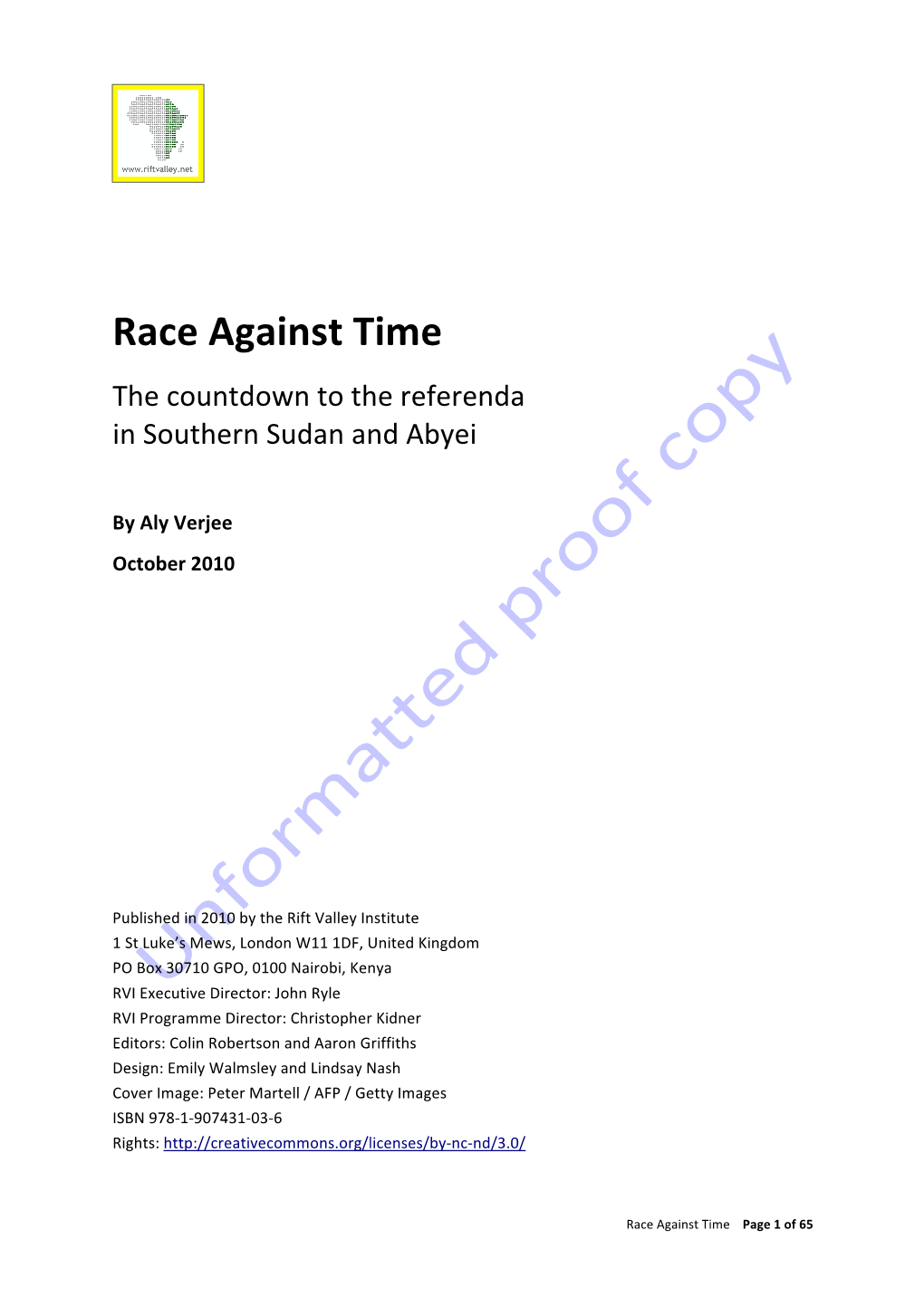 Race Against Time