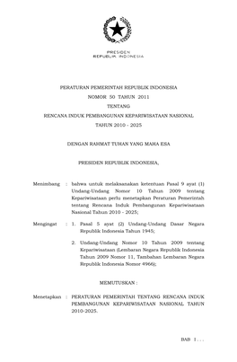 Peraturan Pemerintah Republik Indonesia