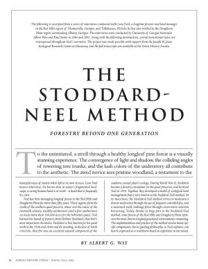 The Stoddard- Neel Method