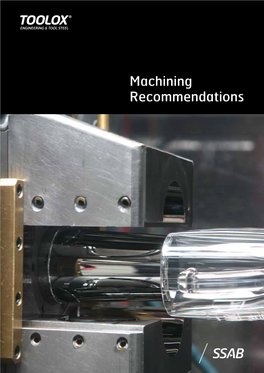 Machining Recommendations WHAT IS TOOLOX?
