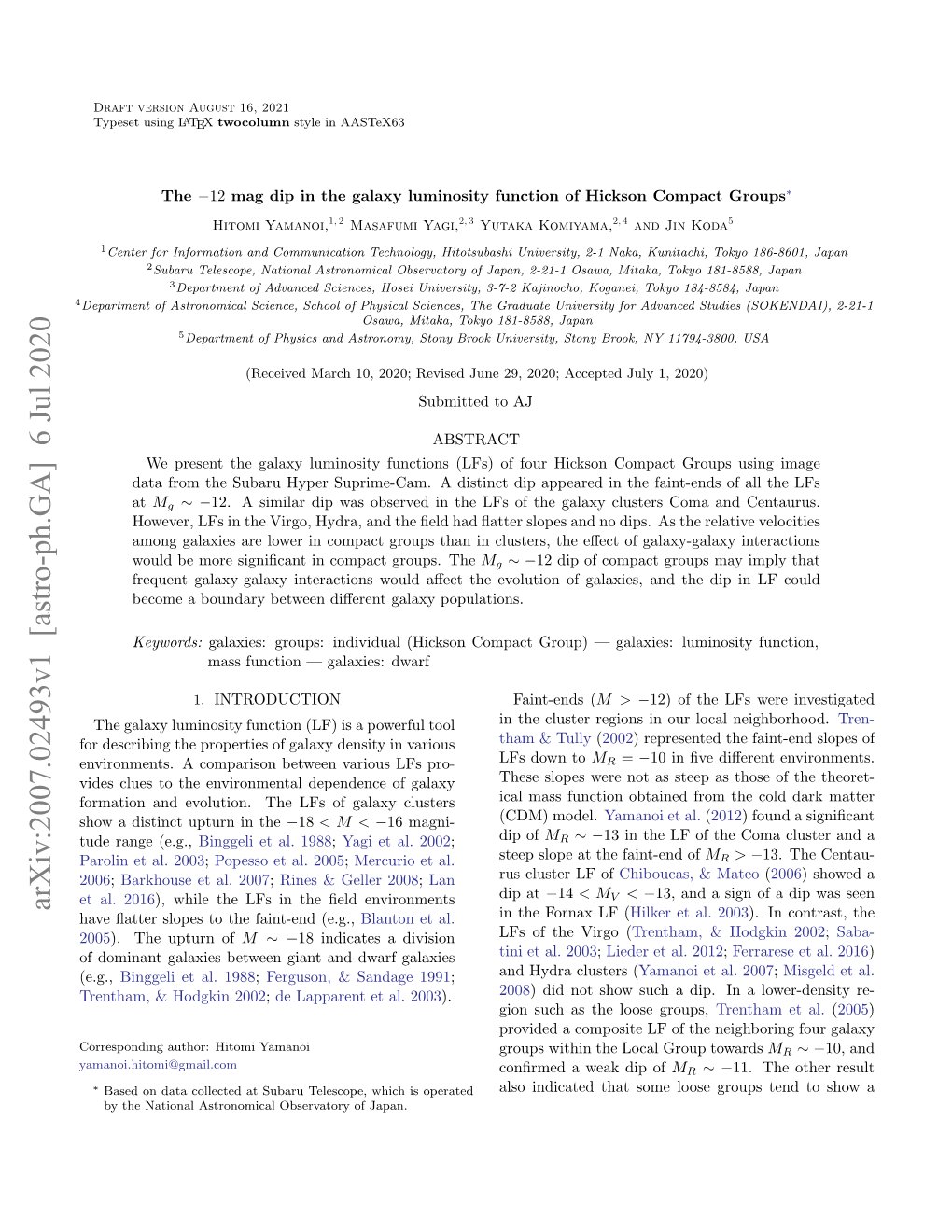 The $-12$ Mag Dip in the Galaxy Luminosity Function of Hickson