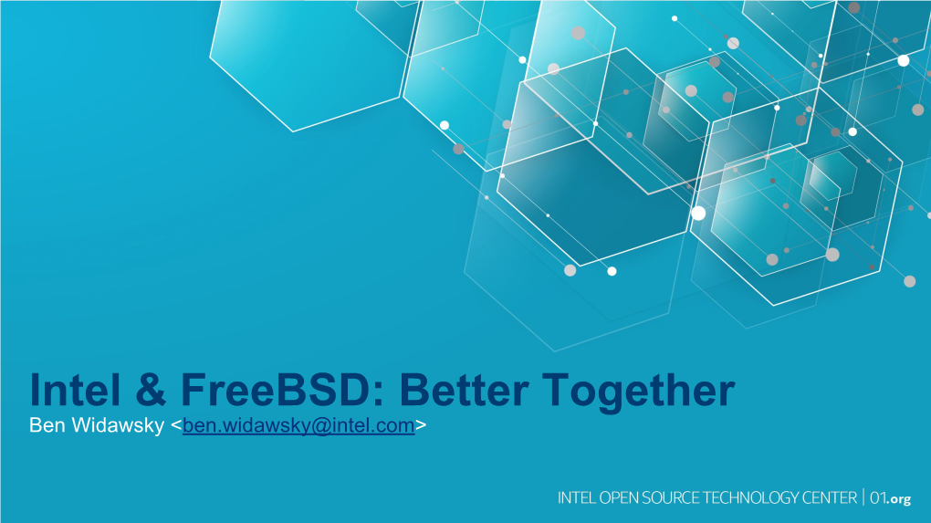 Intel & Freebsd