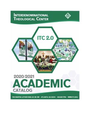 Itc Academic Catalog 2020-2021