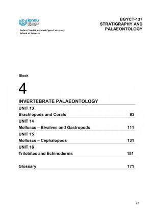 Invertebrate Palaeontology