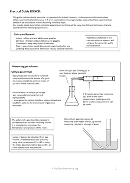 Practical Guide EDEXCEL