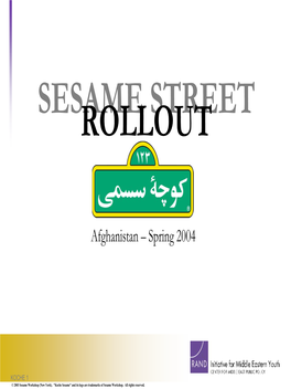 Koche Sesame" and Its Logo Are Trademarks of Sesame Workshop