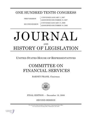 History of Legislation