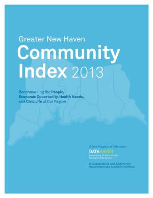 Greater New Haven Community Index 2013