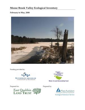 Moose Brook Valley Ecological Inventory