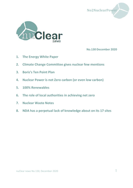 Nuclear News No.130, December 2020 1