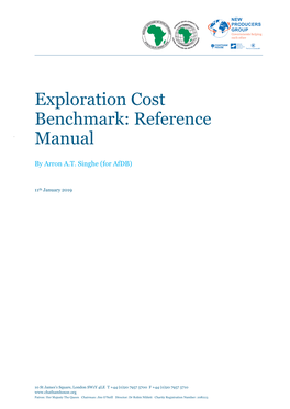 Exploration Cost Benchmark: Reference Manual