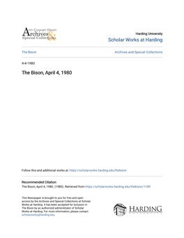 Bison Archives and Special Collections