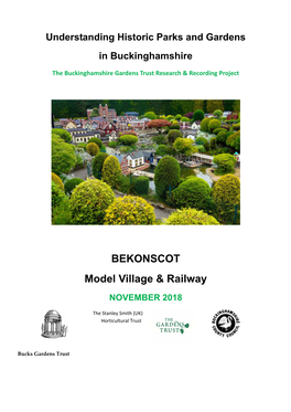 BEKONSCOT Model Village & Railway