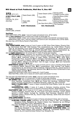 October Yearling Sale Book 1