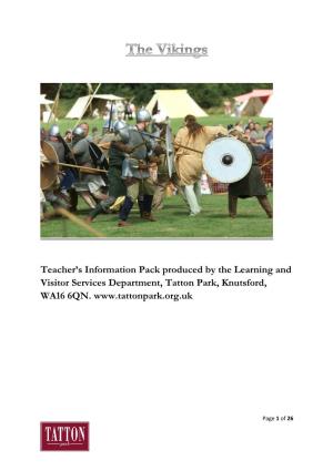 The-Vikings-Teachers-Information-Pack.Pdf