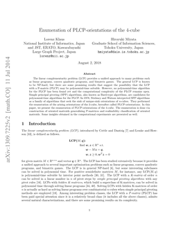 Enumeration of PLCP-Orientations of the 4-Cube Through Solving the Realizability Problem of Oriented Matroids