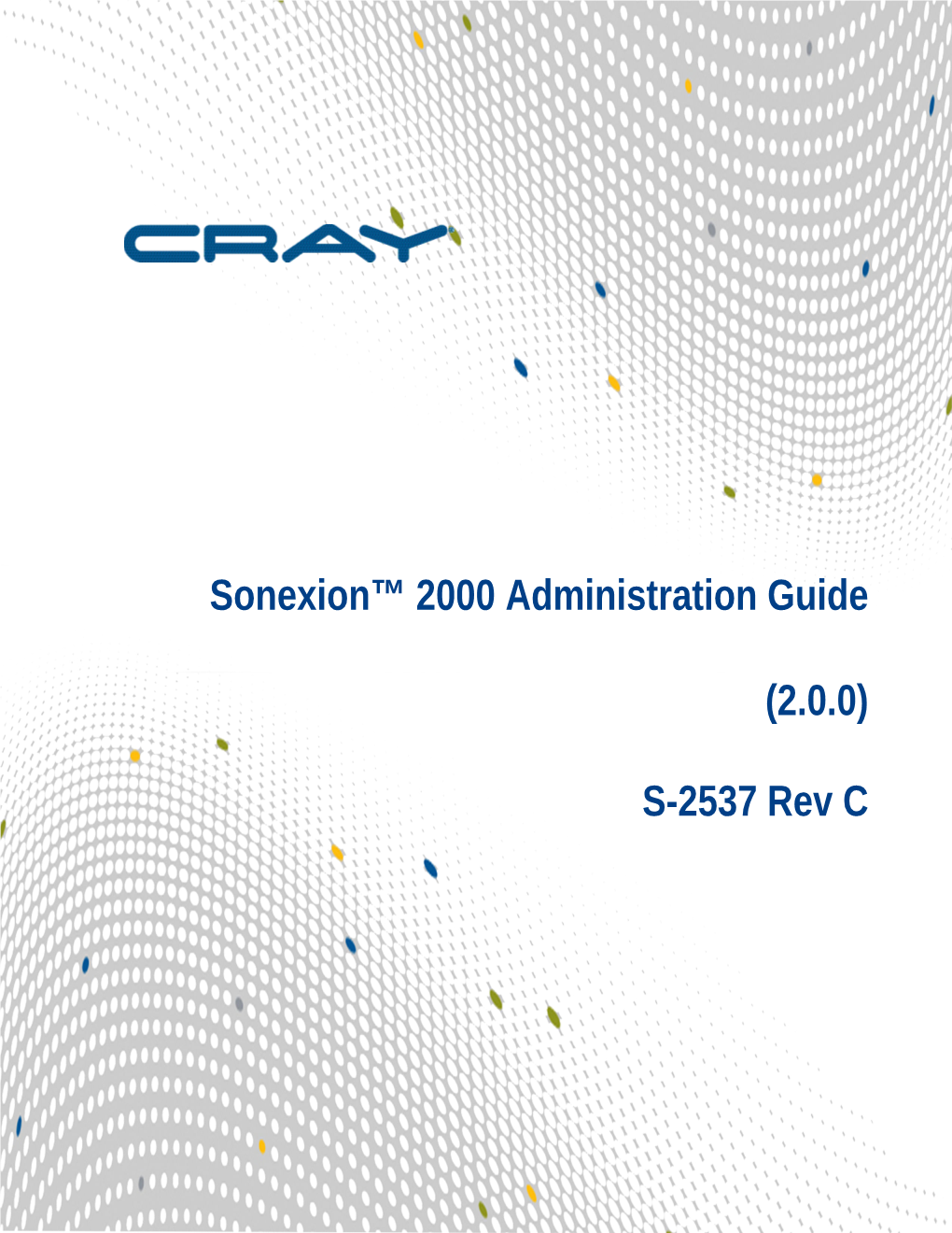 Sonexion™ 2000 Administration Guide (2.0.0)