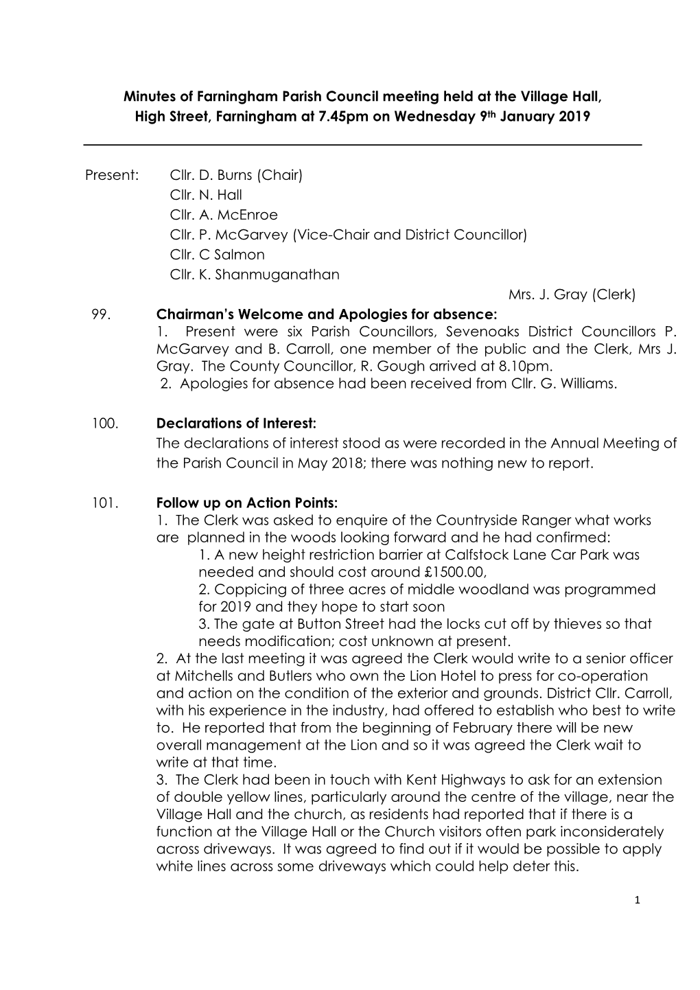 FPC Agreed Minutes January 2019.Pdf