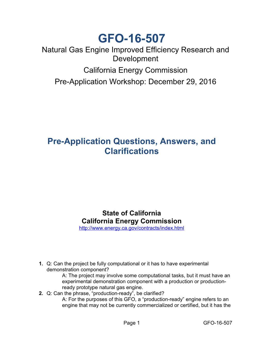 Natural Gas Engine Improved Efficiency Research and Development