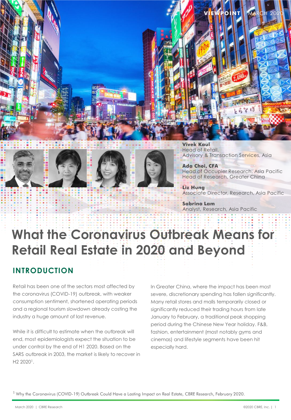 What the Coronavirus Outbreak Means for Retail Real Estate in 2020 and Beyond