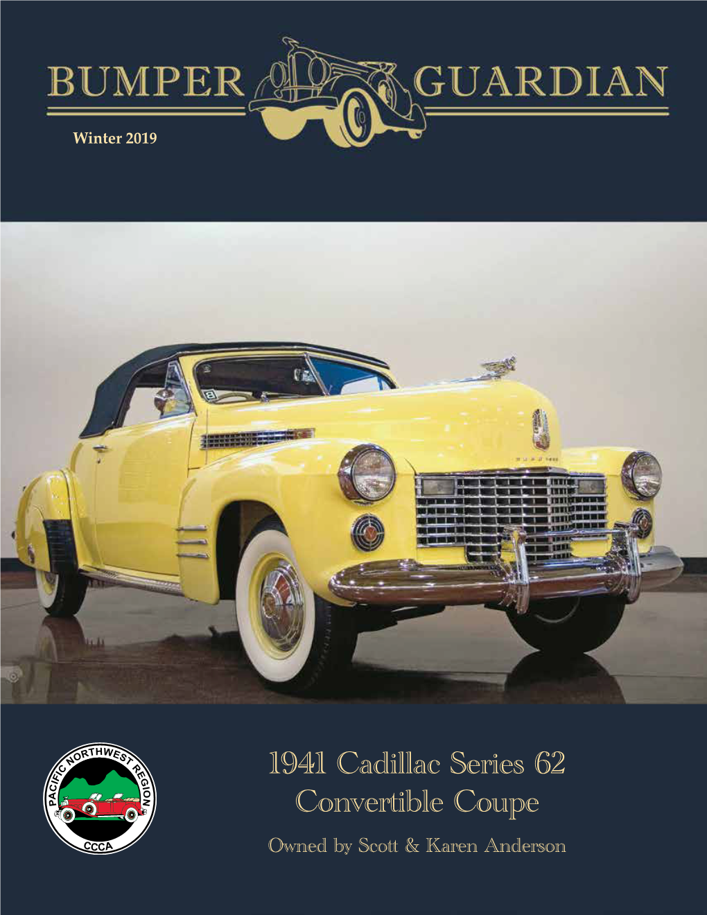 1941 Cadillac Series 62 Convertible Coupe Owned by Scott & Karen Anderson Pacific Northwest Region - CCCA