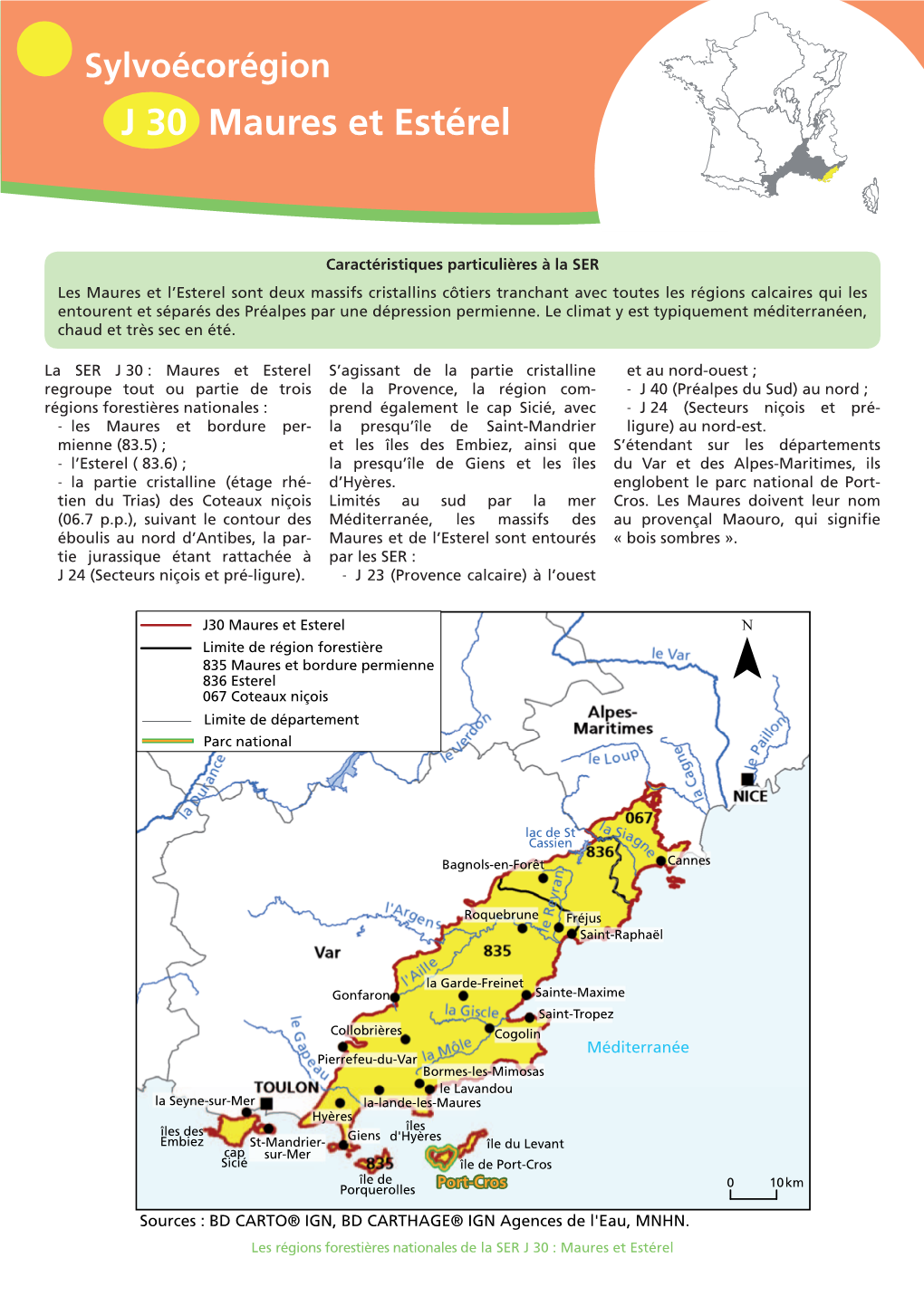 Sylvoécorégion J 30 Maures Et Estérel