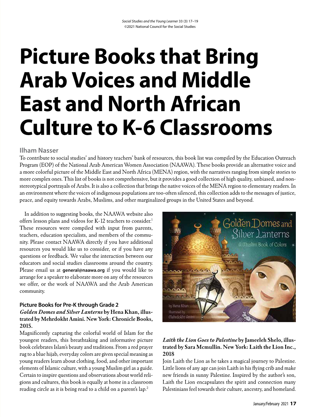 Picture Books That Bring Arab Voices and Middle East and North African