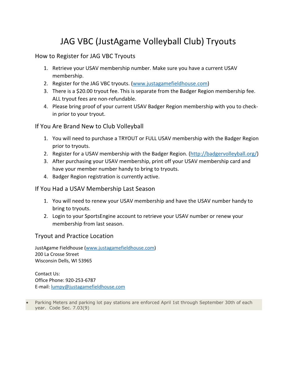 JAG VBC (Justagame Volleyball Club) Tryouts How to Register for JAG VBC Tryouts 1