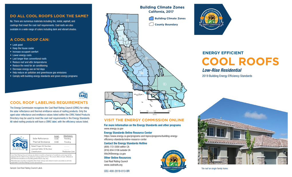 Energy Efficient Cool Roofs, Low-Rise Residential