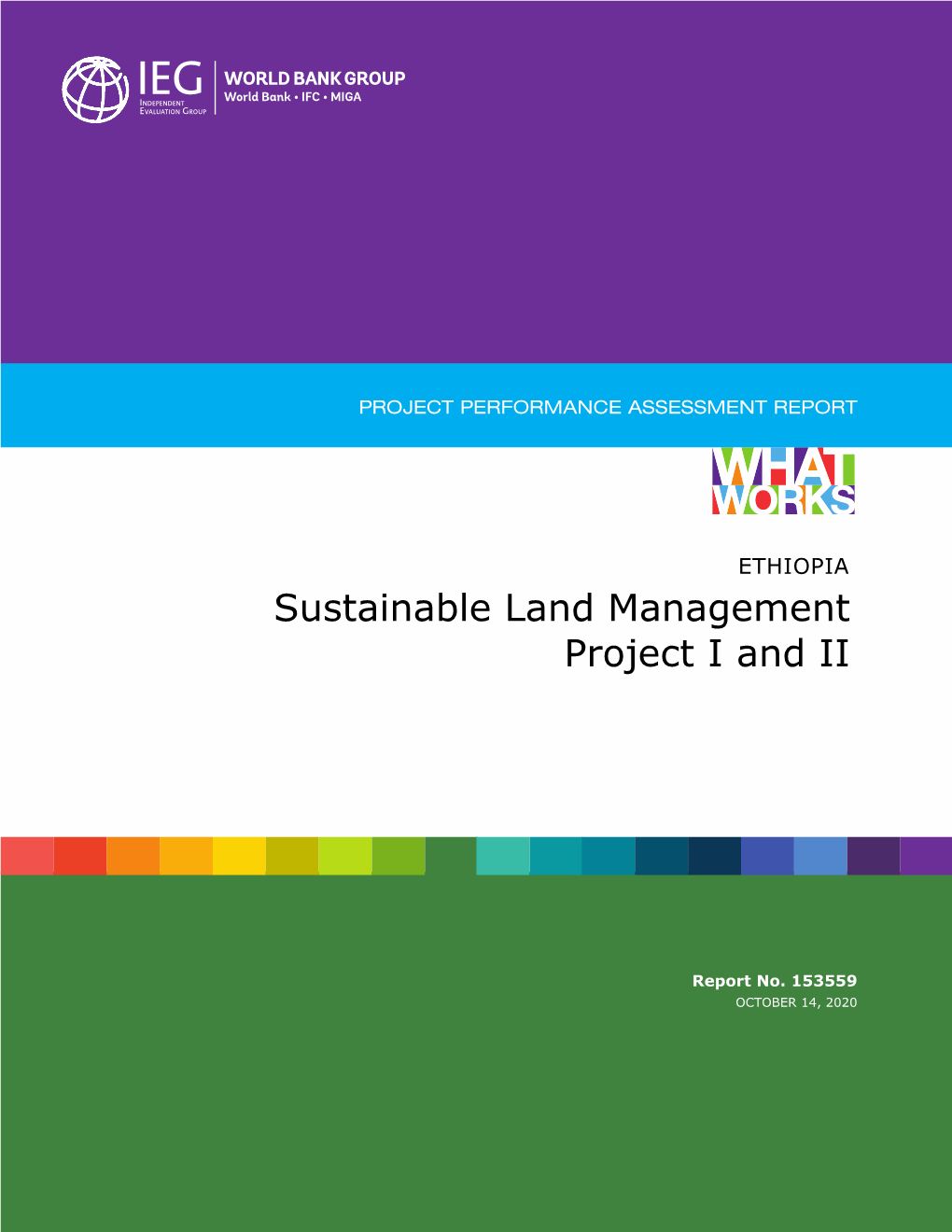 Ethiopia: Sustainable Land Management Project I and II (PPAR)