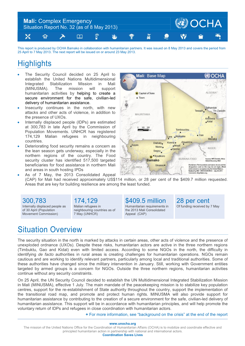 Highlights Situation Overview