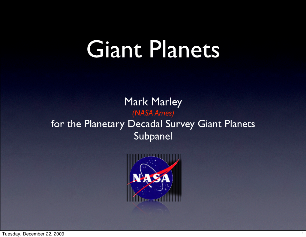 Giant Planets