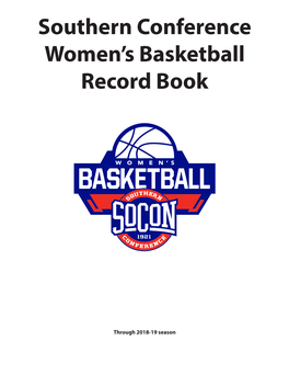 Southern Conference Women's Basketball Record Book