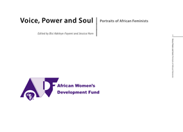 Voice, Power and Soul | Portraits of African Feminists