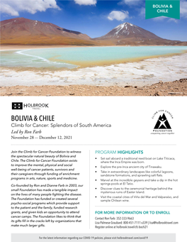 Bolivia & Chile