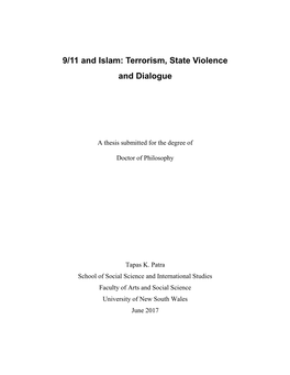 9/11 and Islam: Terrorism, State Violence and Dialogue