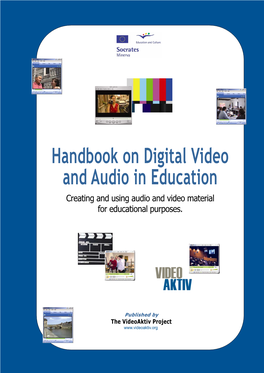 Handbook on Digital Video and Audio in Education Creating and Using Audio and Video Material for Educational Purposes