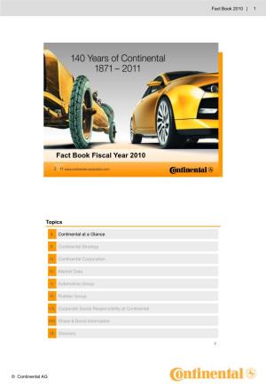 Fact Book Fiscal Year 2010