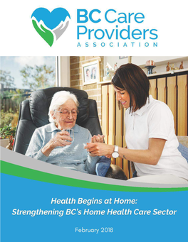 Health Begins at Home: Strengthening BC's Home Health Care Sector