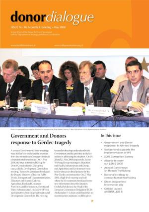 Government and Donors Response to Gërdec Tragedy OSCE Presence Host Conference on Mps Role in Integration Process
