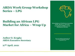 ARDA Work Group Workshop Series – LPG Building an African LPG