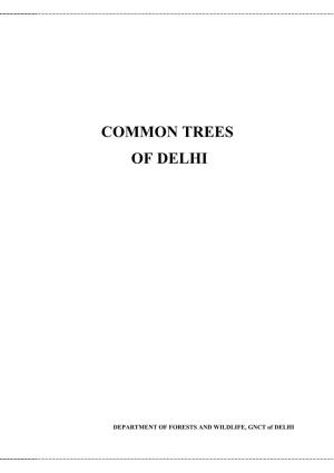 Common Trees of Delhi