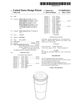 (12) United States Design Patent (10) Patent N0.2 US D658,443 S Chiu Et Al