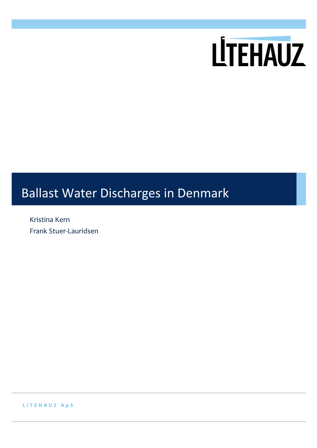 Ballast Water Discharges in Denmark