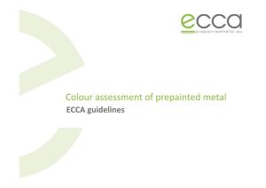 Colour Assessment of Prepainted Metal