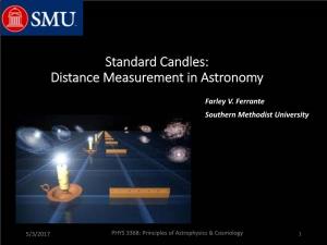 Standard Candles in Cosmology