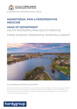 Anaesthesia, Pain & Perioperative Medicine Head