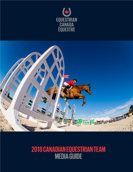 2018 Canadian Equestrian Team Media Guide