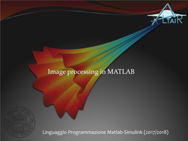 Image Processing in MATLAB